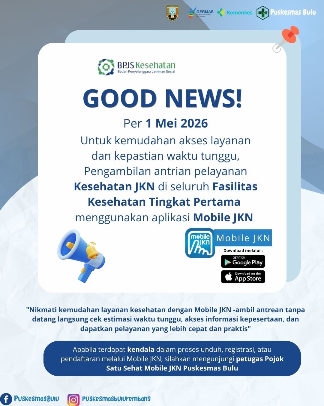 - AKSES MUDAH MELAKUKAN PENDAFTARAN ONLINE MELALUI APLIKASI MOBILE JKN -