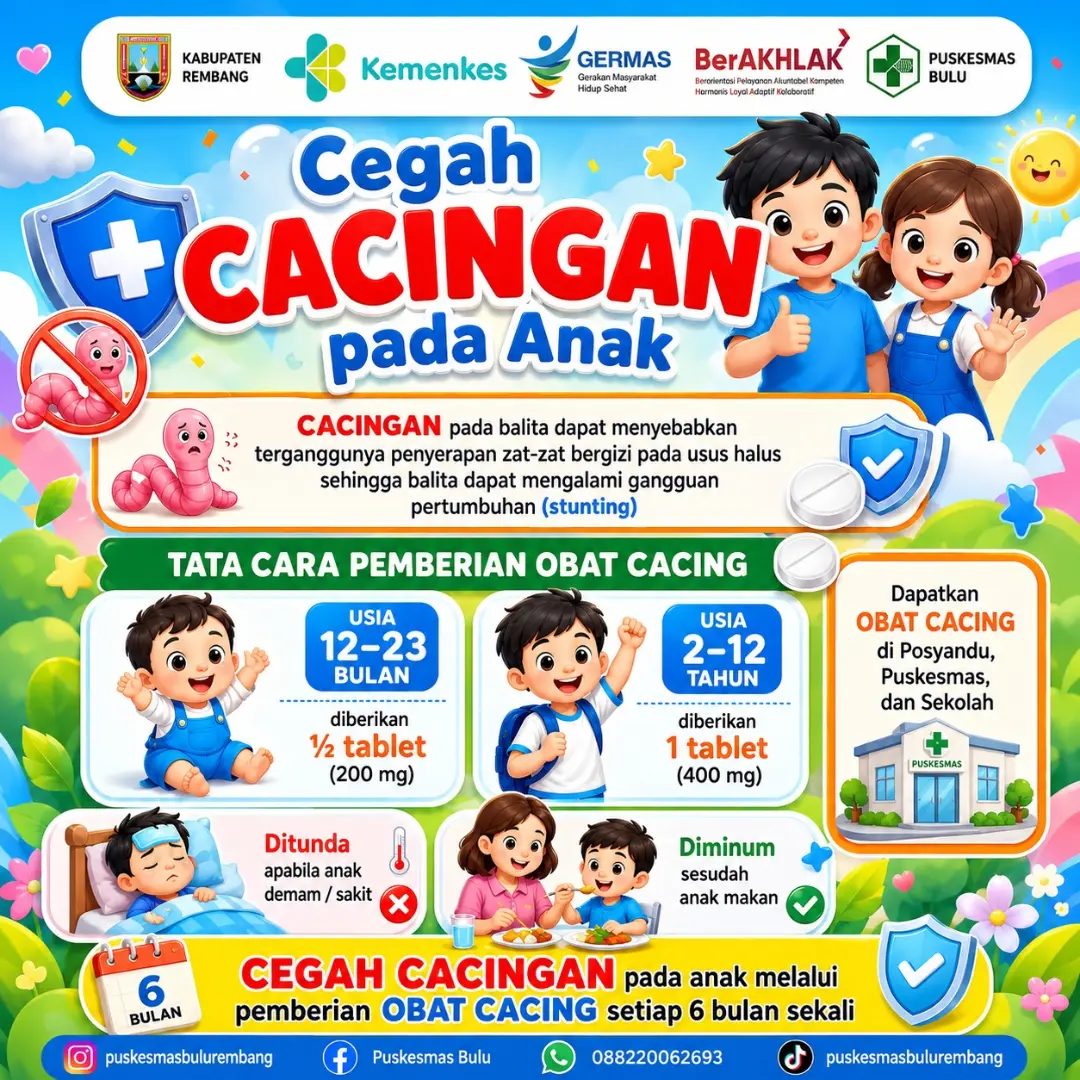"PEMBERIAN OBAT CACING"