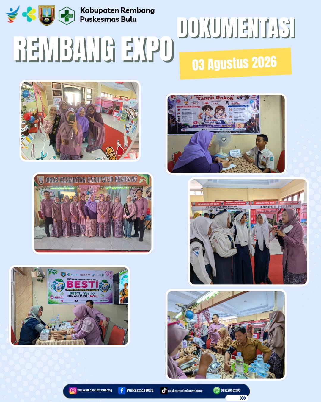 PEMERIKSAAN CKG PUSKESMAS BULU DI EVENT REMBANG EXPO TAHUN 2026