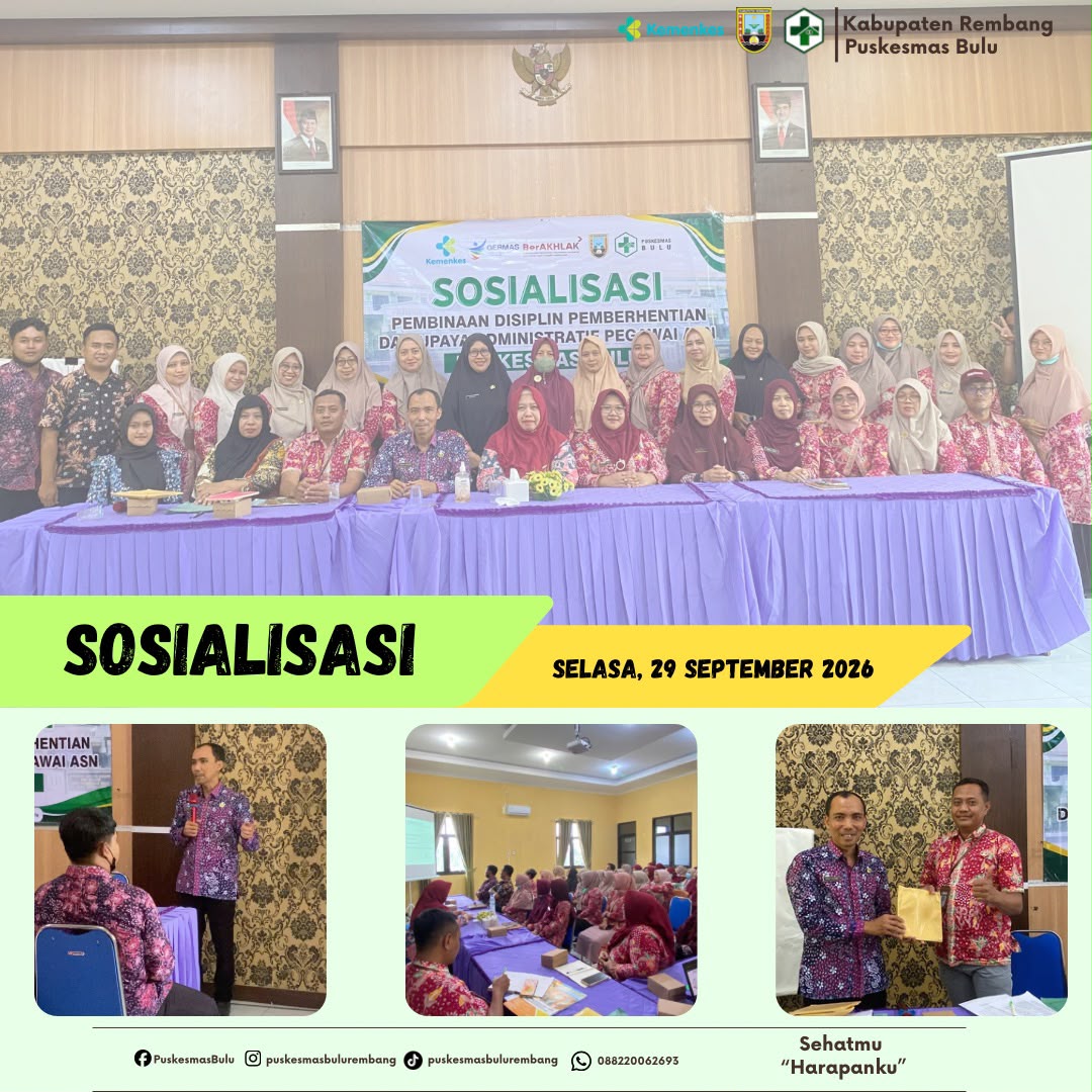 PEMBINAAN DISIPLIN, PEMBERHENTIAN DAN UPAYA ADMINISTRATIF PEGAWAI ASN OLEH DINAS KESEHATAN KABUPATEN REMBANG